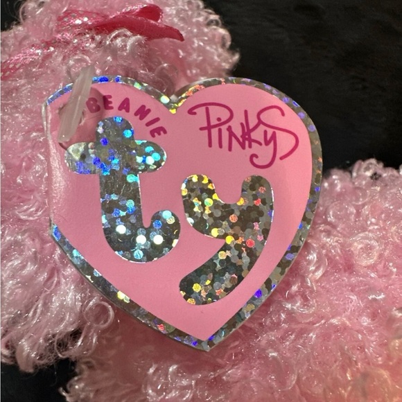 PINKY POO the DOG - TY PINKYS BEANIE BABY - Picture 5 of 7